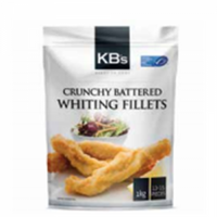 CRUNCHY BATTERED WHITING FILLETS 70GM